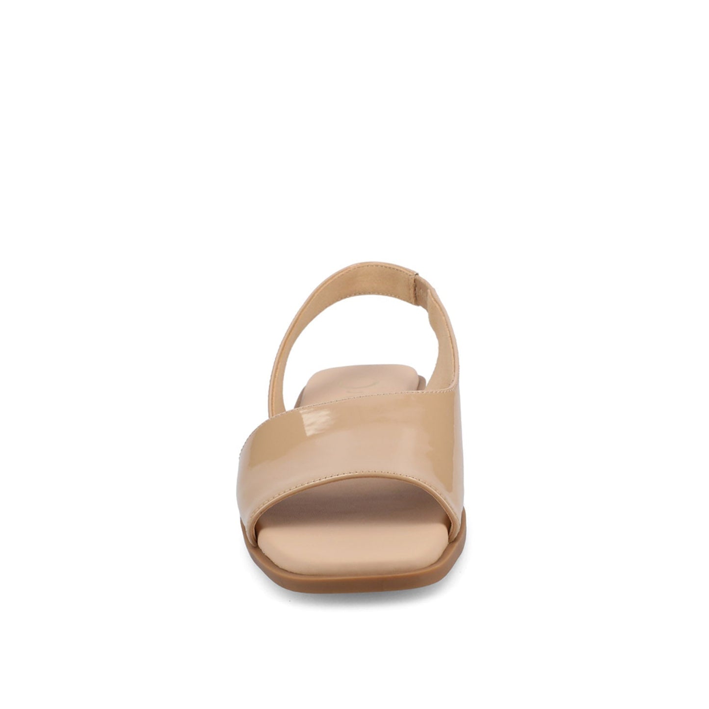 Journee BRINSLEY CUTOUT SANDALS IN PATENT - Nude Patent