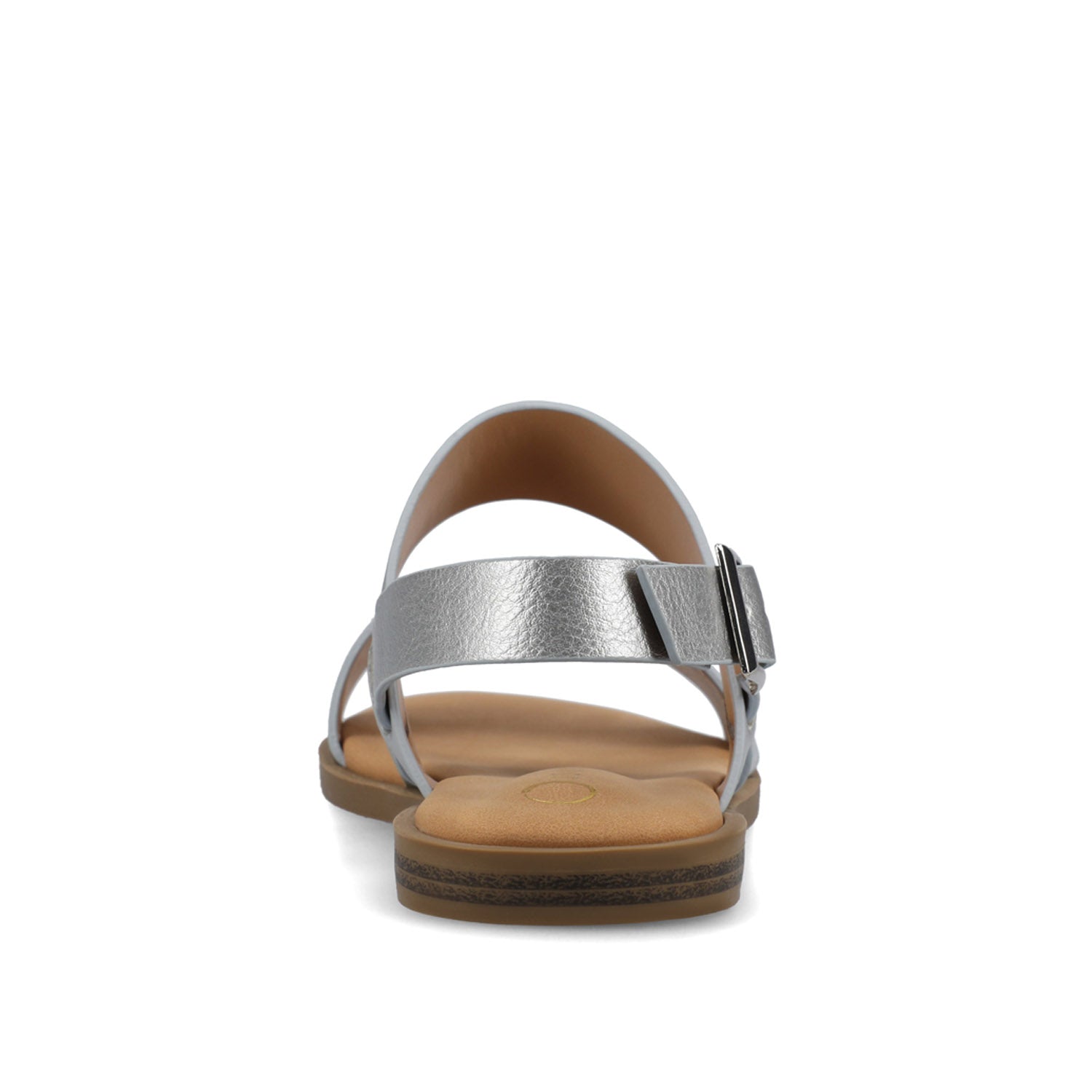 Journee LAVINE MULTI STRAP SANDALS NEW - Silver PU