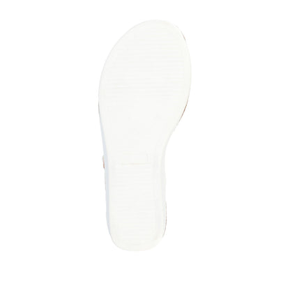 Journee BIANCA WEDGE HEELED SANDALS IN CLASSIC COLORS - White