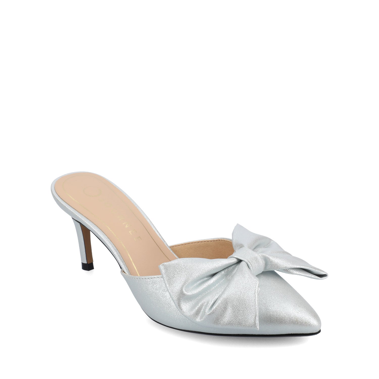Journee TIARRA SPARKLE STILETTO HEELS - Silver Sparkle