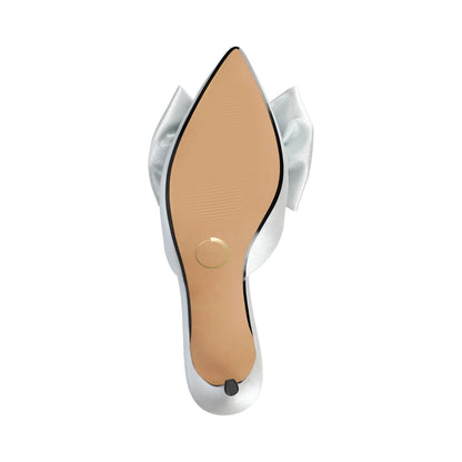 Journee TIARRA SPARKLE STILETTO HEELS - Silver Sparkle