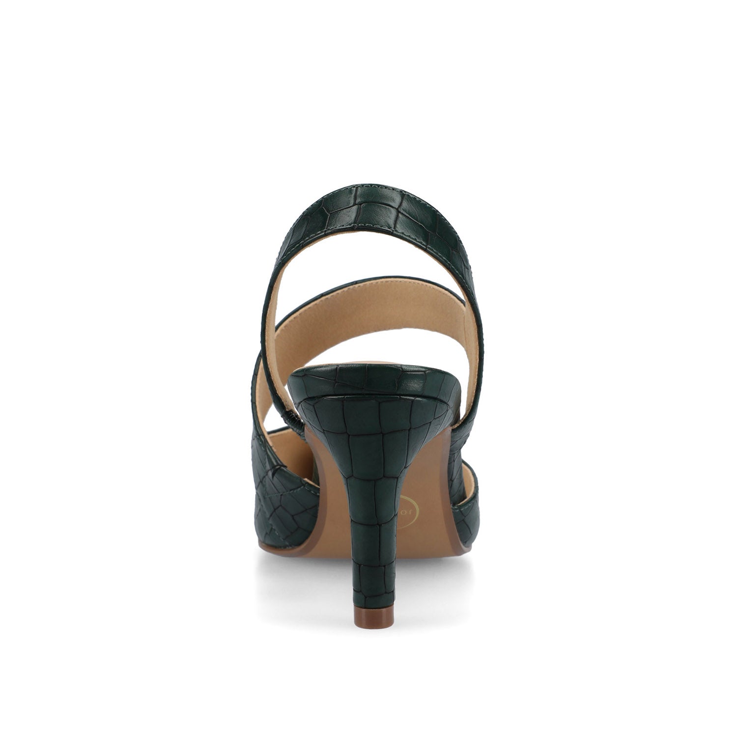 Journee SCARLETT STILETTO HEELS IN CROCO - Green Croc