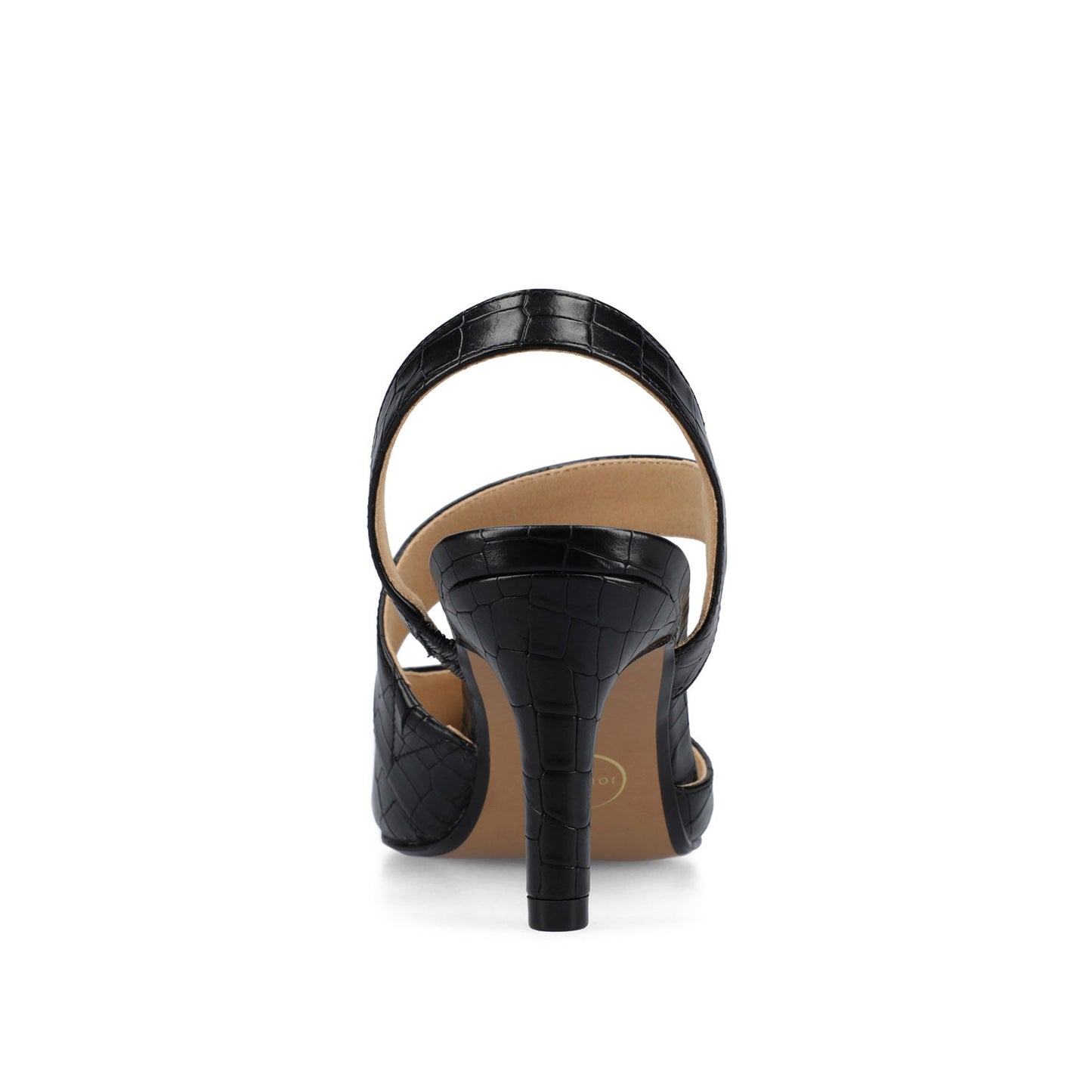 Journee SCARLETT STILETTO HEELS IN CROCO - Black Croc