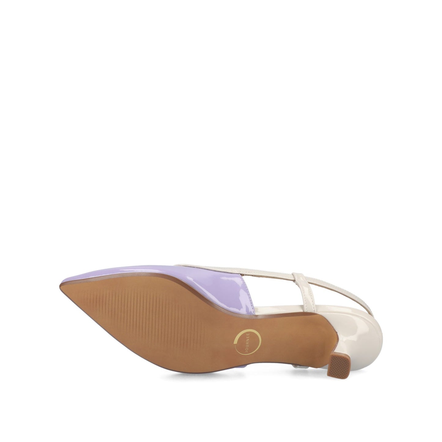 Journee PADMA KITTEN HEELS IN VEGAN LEATHER - Lilac Patent