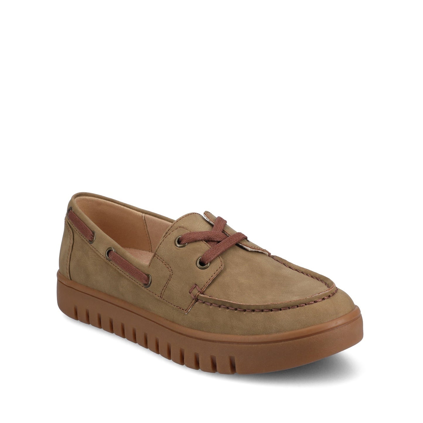 Journee MARION BOAT SHOE LOAFER - Tan