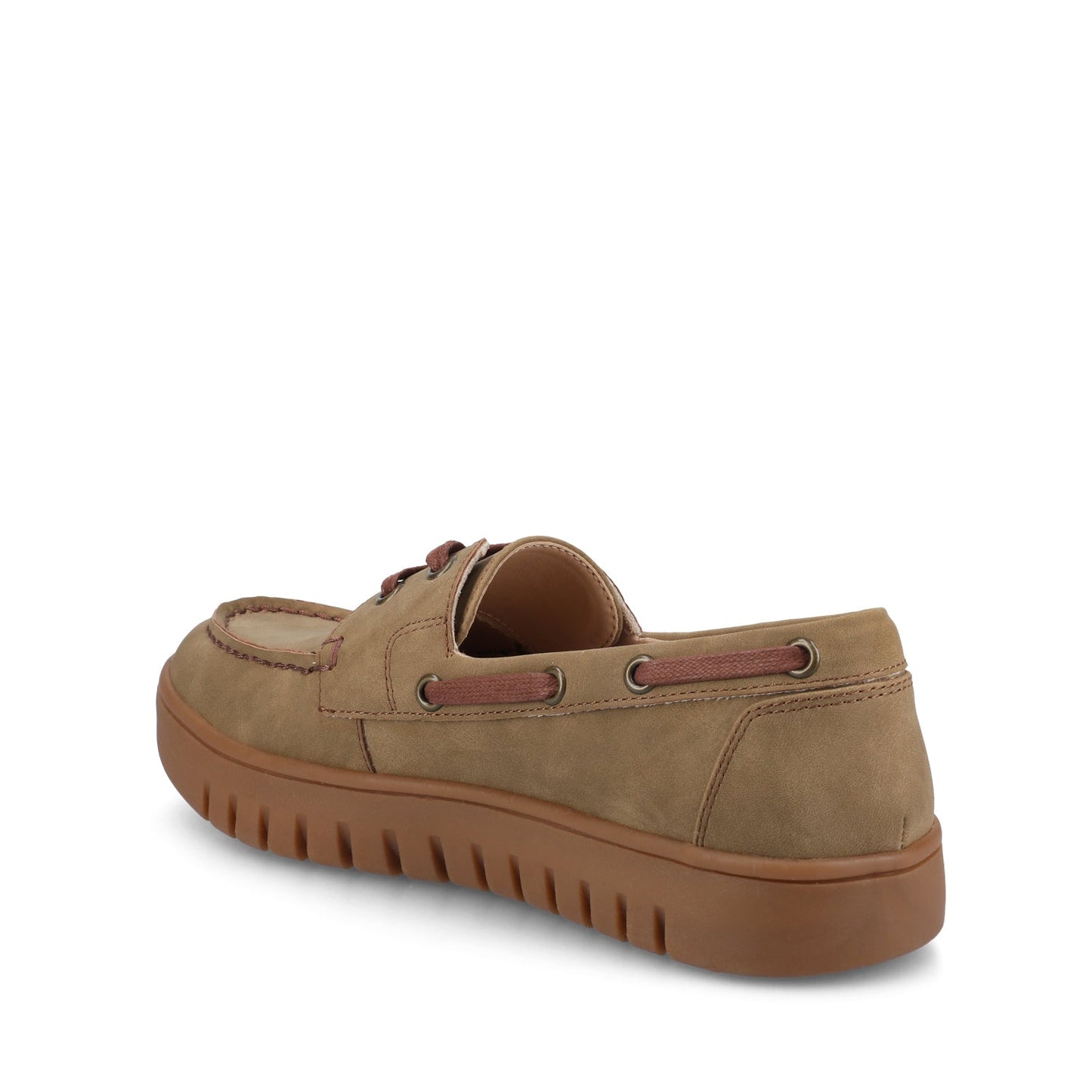 Journee MARION BOAT SHOE LOAFER - Tan