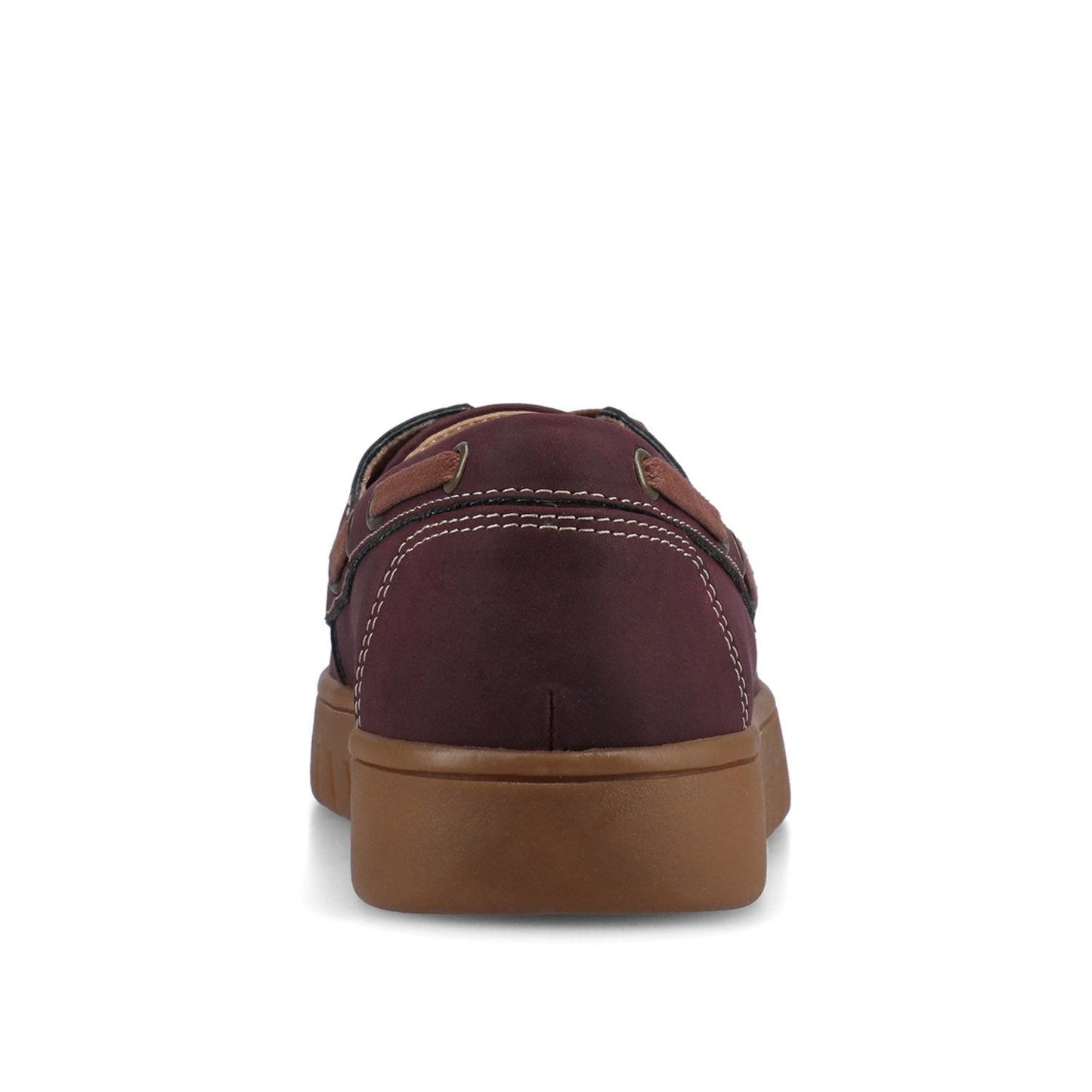 Journee MARION BOAT SHOE LOAFER - Oxblood