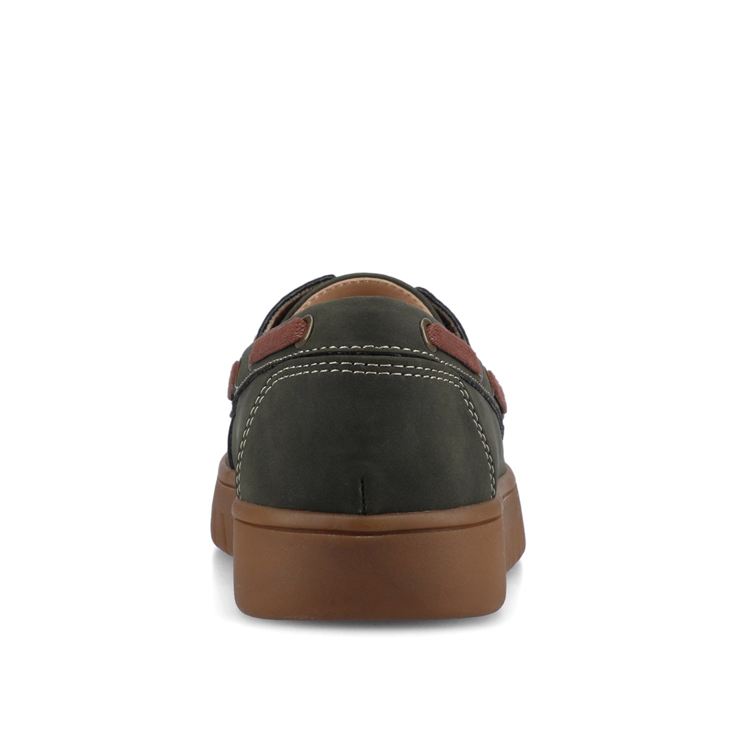 Journee MARION BOAT SHOE LOAFER - Olive