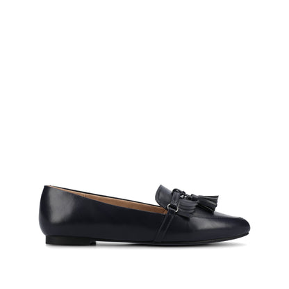 Journee JANNAH TASSEL LOAFER FLATS - Navy