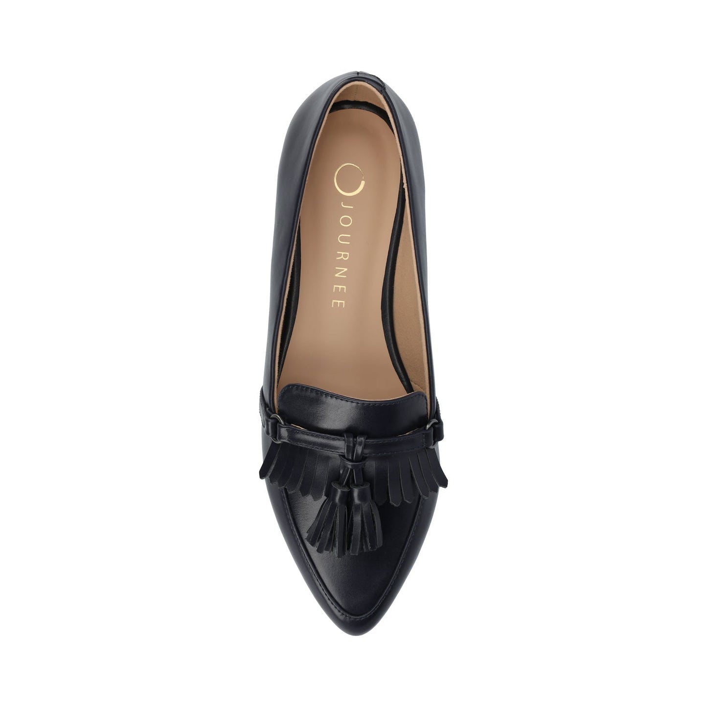 Journee JANNAH TASSEL LOAFER FLATS - Navy