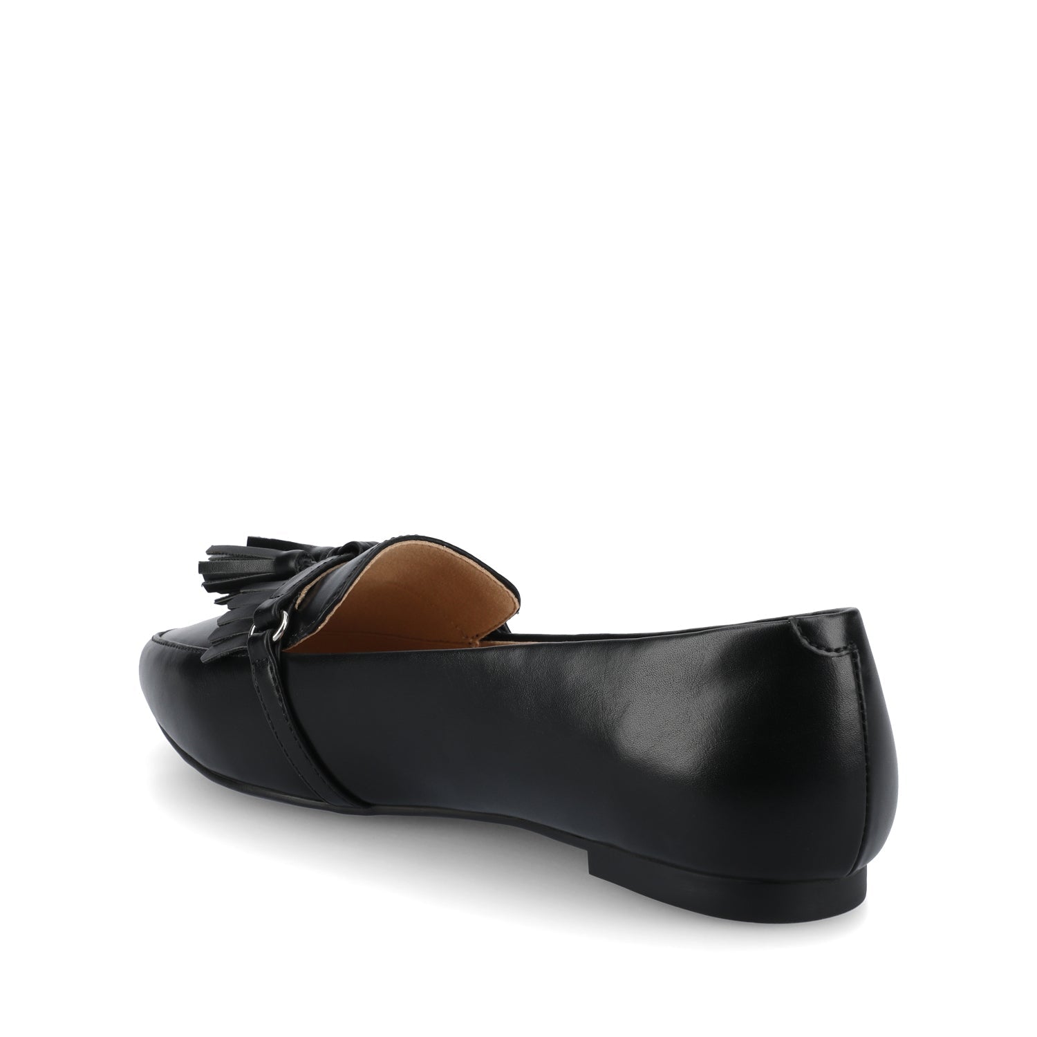 Journee JANNAH TASSEL LOAFER FLATS - Black