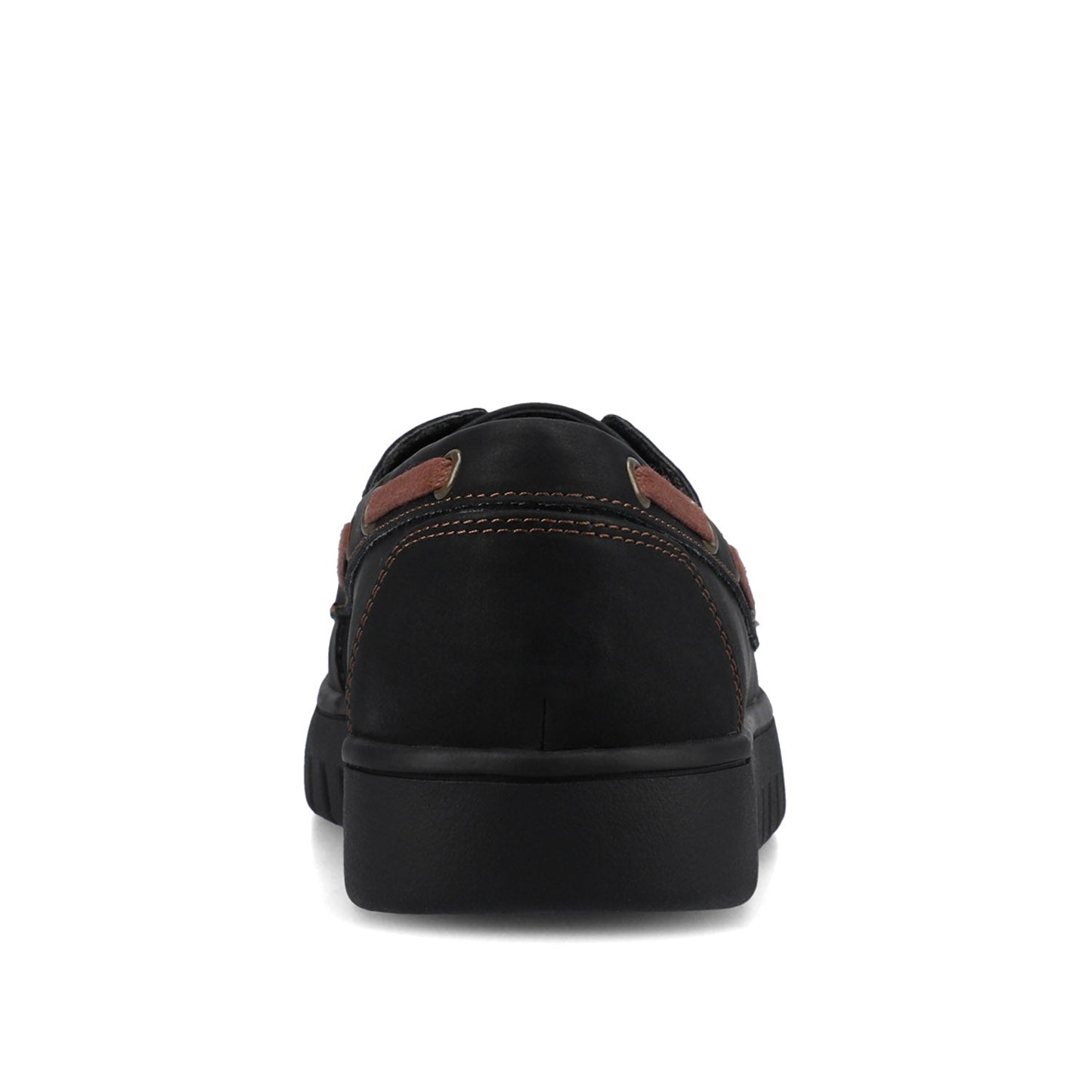 Journee MARION BOAT SHOE LOAFER - Black