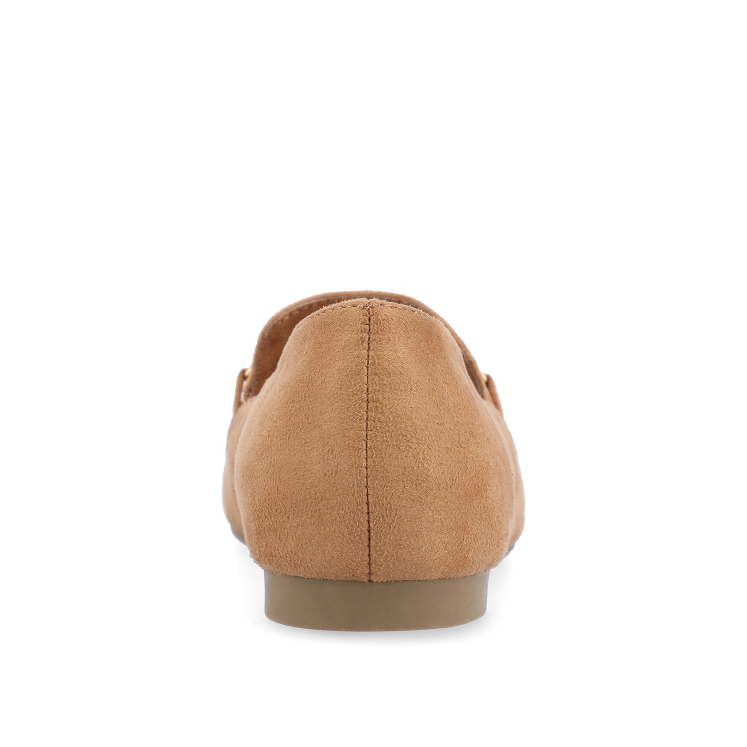 Journee WRENN LOAFER FLATS IN FAUX SUEDE - Tan Faux Suede