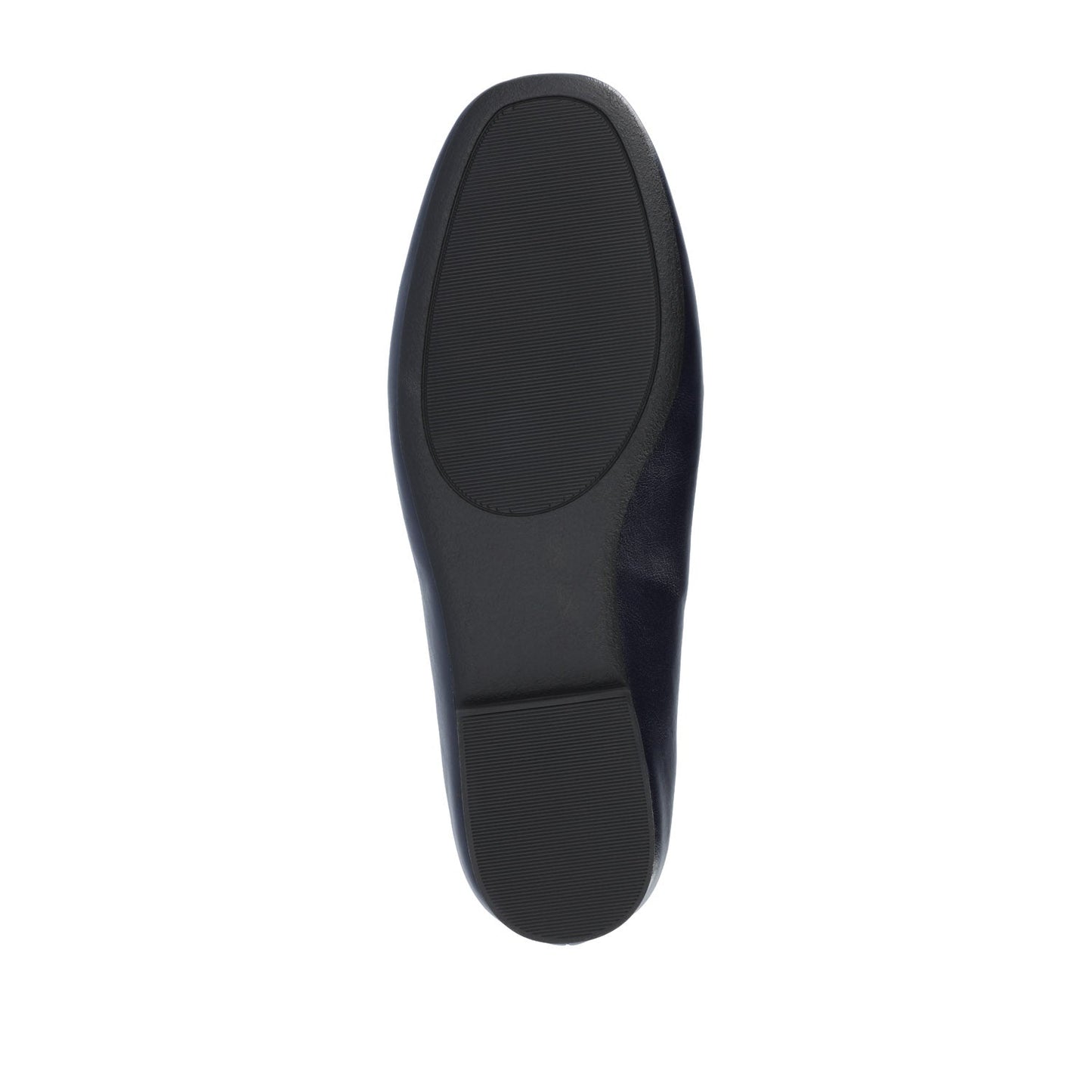 Journee WRENN LOAFER FLATS IN VEGAN LEATHER - Navy PU