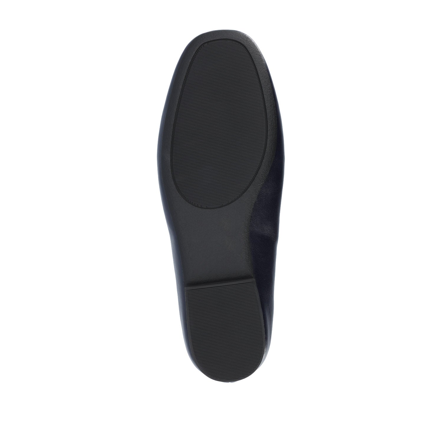 Journee WRENN LOAFER FLATS IN VEGAN LEATHER - Navy PU