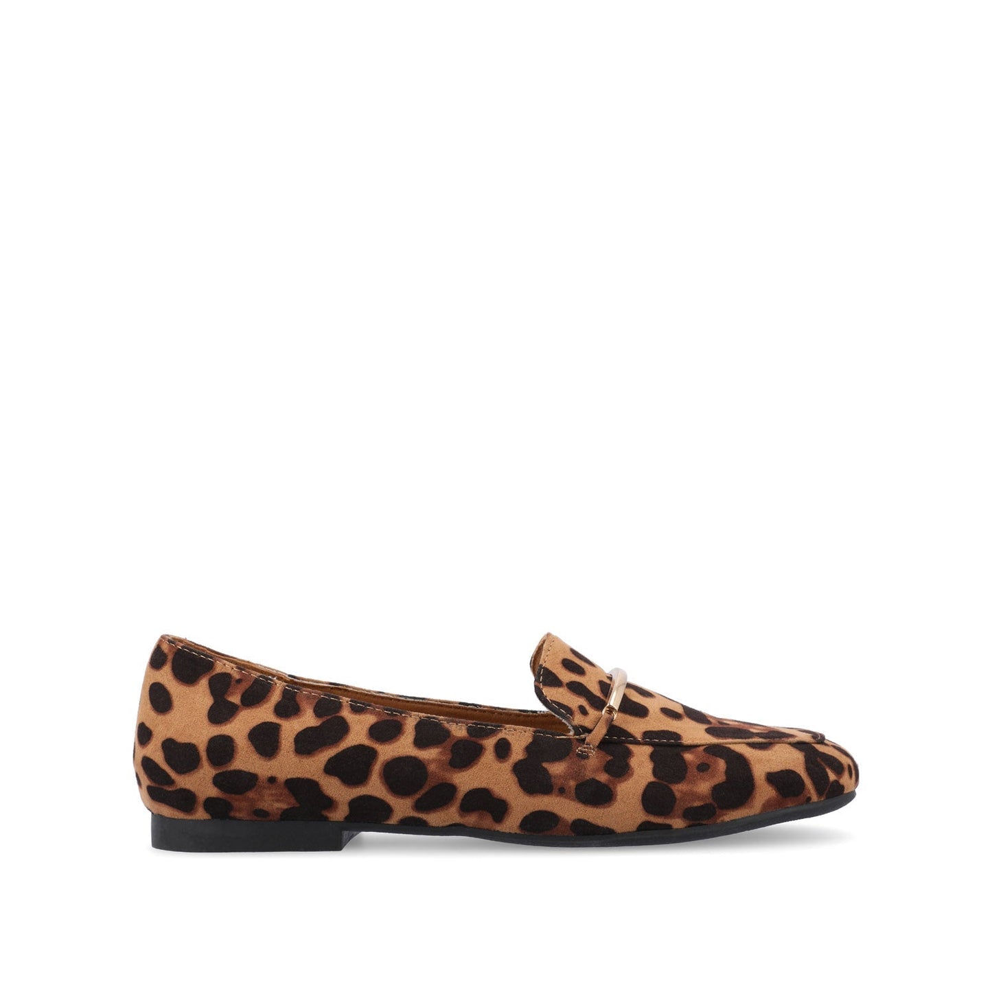 Journee WRENN LOAFER FLATS IN PRINT - Leopard Faux
