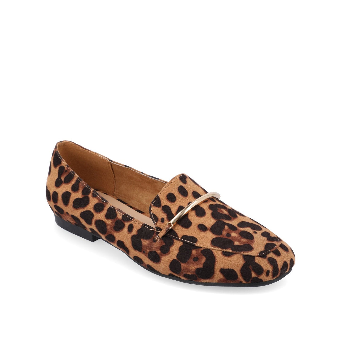 Journee WRENN LOAFER FLATS IN PRINT - Leopard Faux