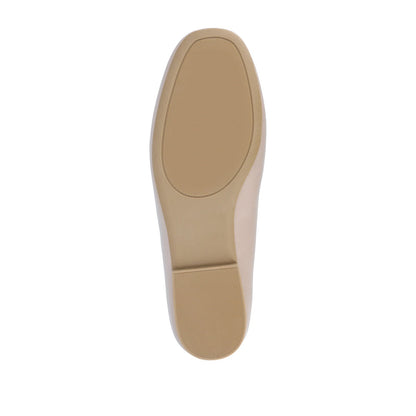 Journee WRENN LOAFER FLATS IN VEGAN LEATHER - Taupe PU