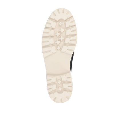 Journee KENLY LOAFER FLATS IN VEGAN LEATHER - Black PU