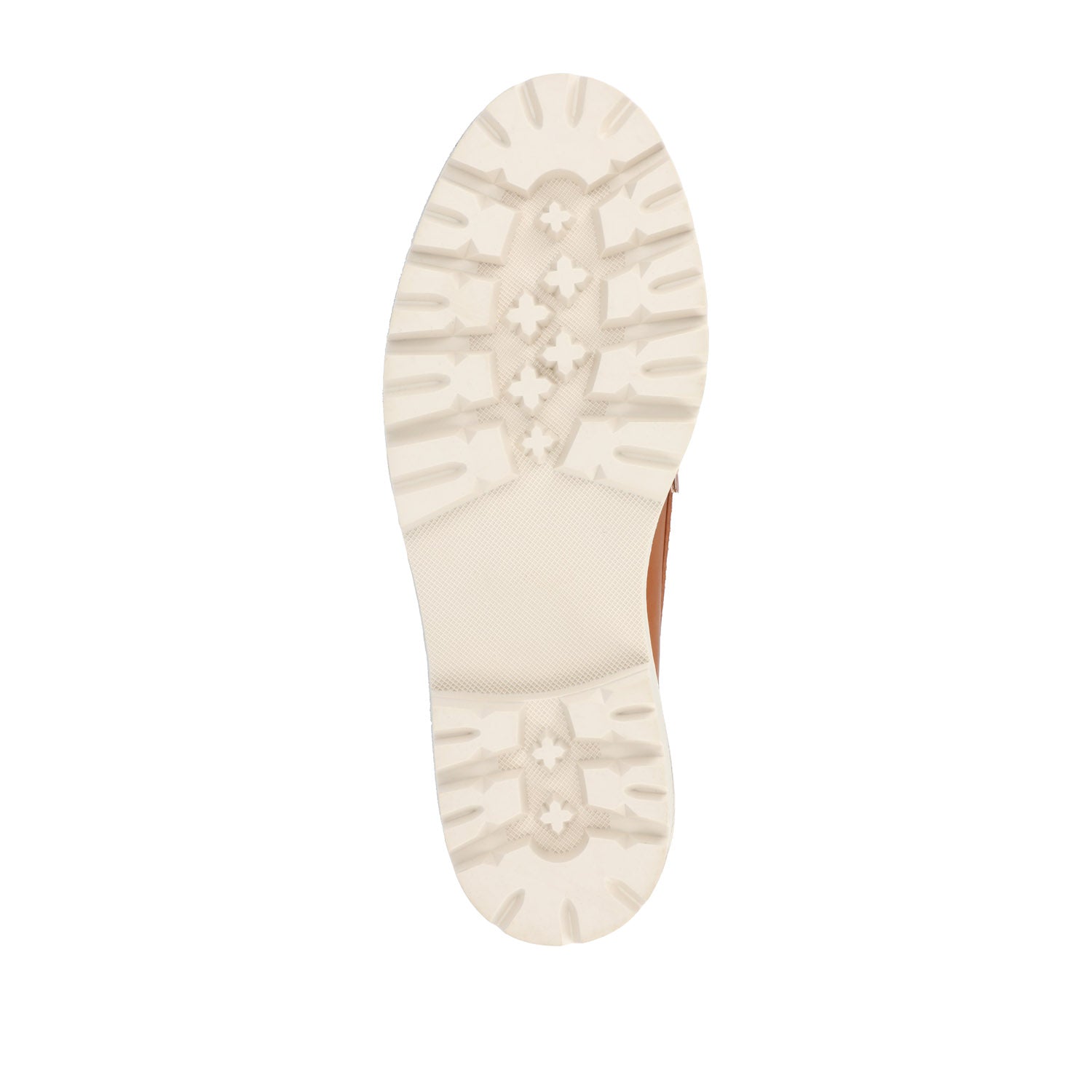Journee KENLY LOAFER FLATS IN VEGAN LEATHER - Tan PU