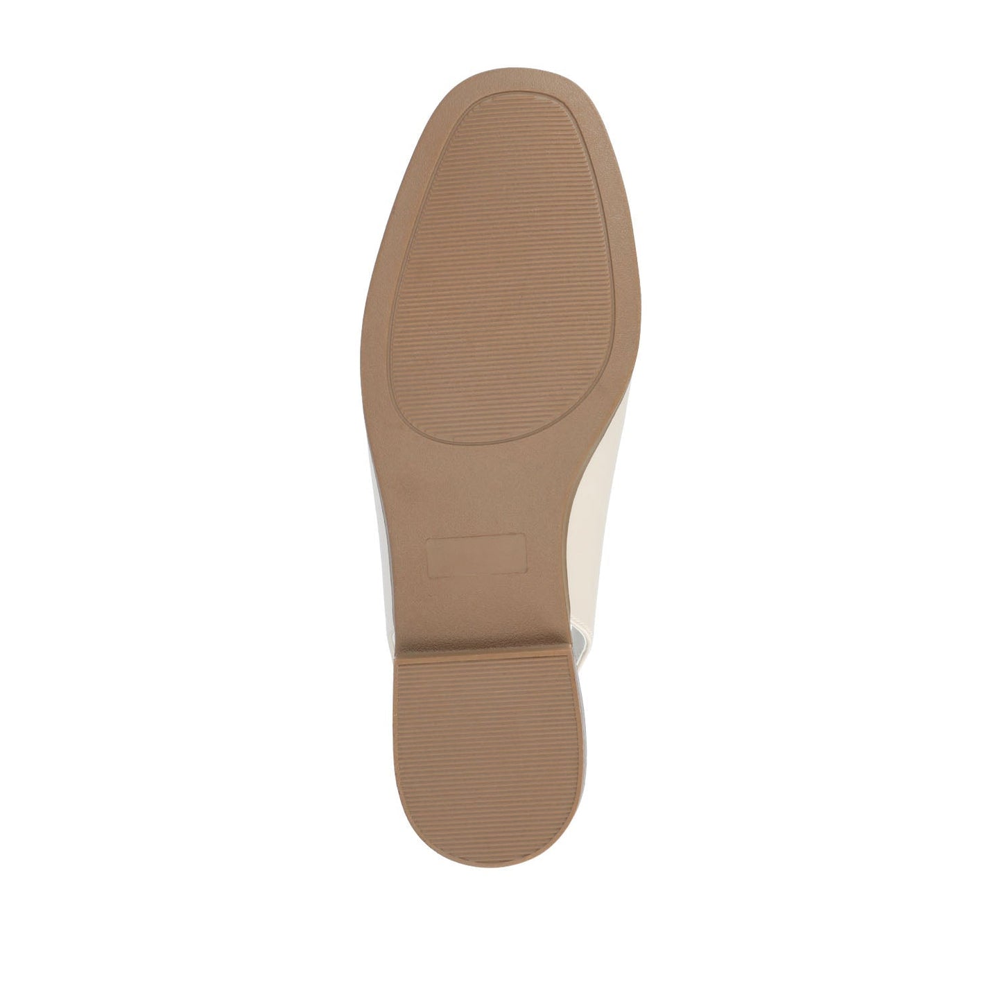 Journee LAINEY LOAFER FLATS IN VEGAN LEATHER - Off White