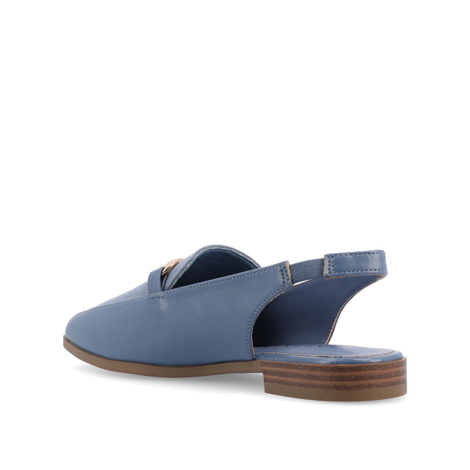 Journee LAINEY LOAFER FLATS IN VEGAN LEATHER - Blue