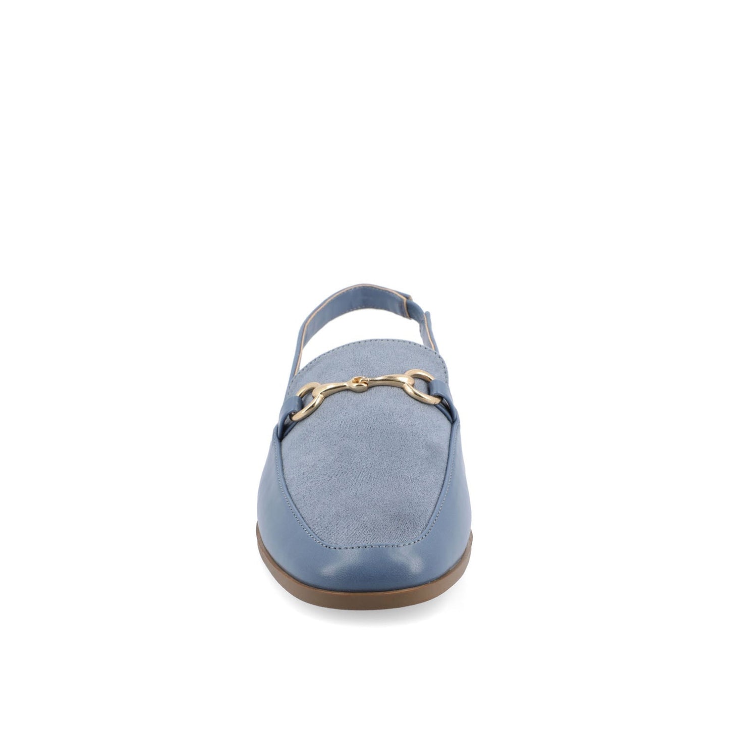 Journee LAINEY LOAFER FLATS IN VEGAN LEATHER - Blue