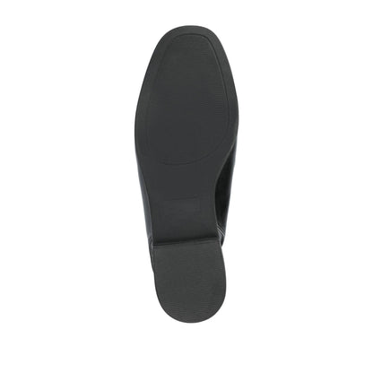 Journee LAINEY LOAFER FLATS IN VEGAN LEATHER - Black