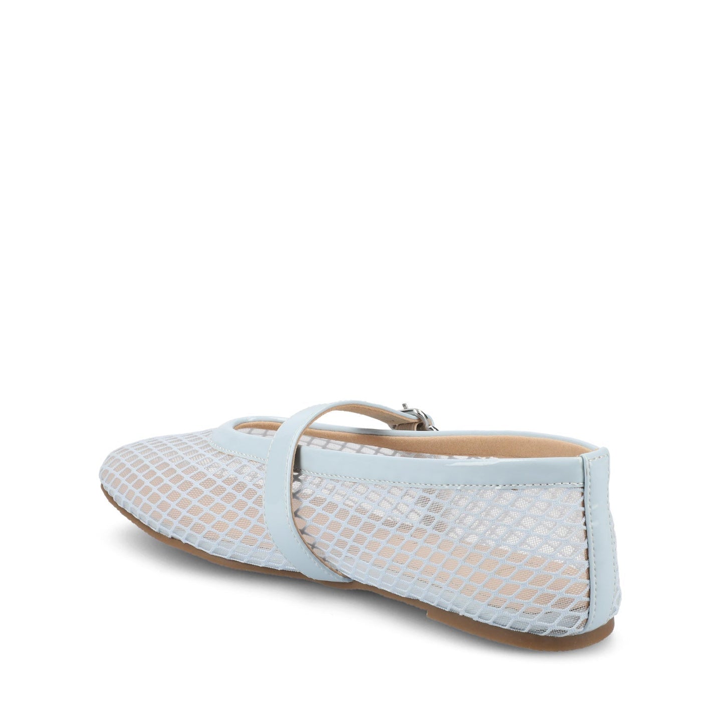 Journee CASHA MARY JANE FLATS IN MESH - Light Blue Mesh