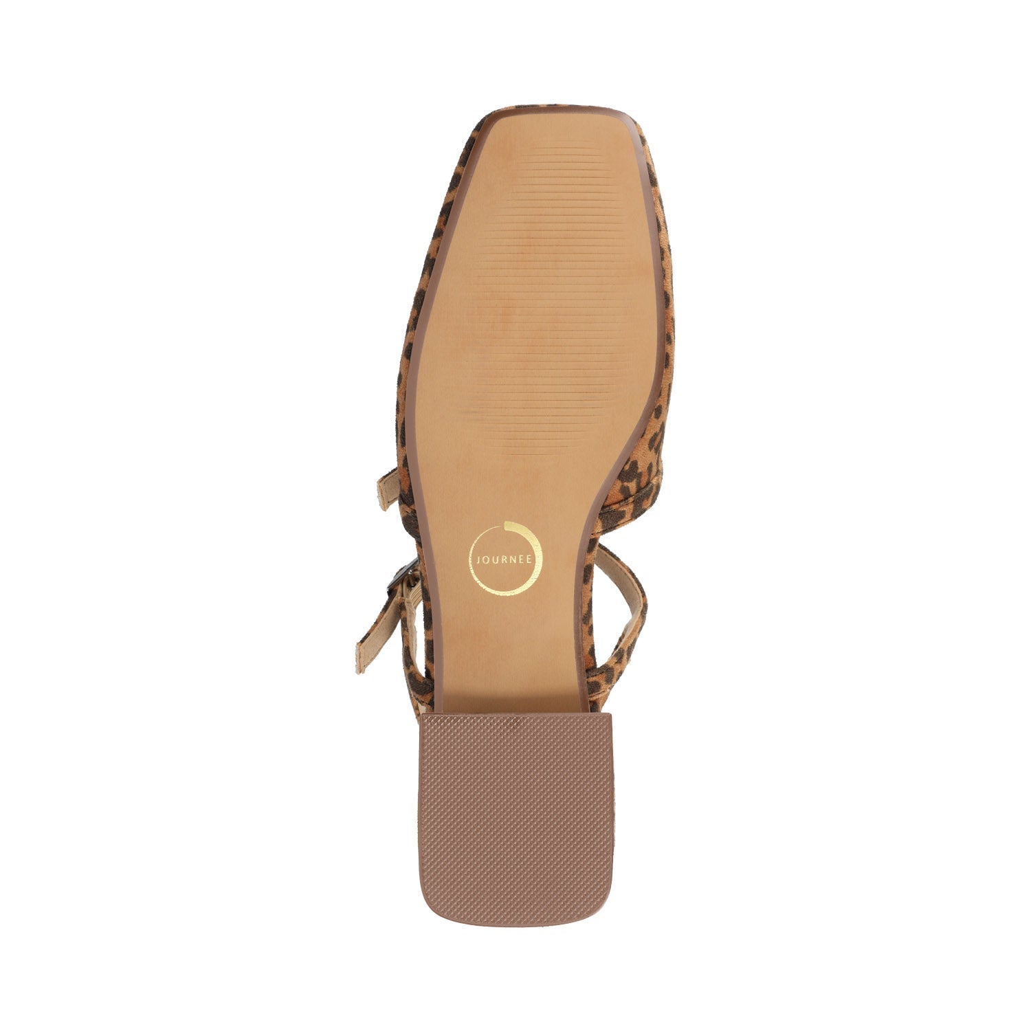 Journee GRETCHENN HEELED FLATS IN VEGAN LEATHER - Leopard