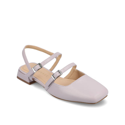 Journee GRETCHENN HEELED FLATS IN VEGAN LEATHER - Lilac PU