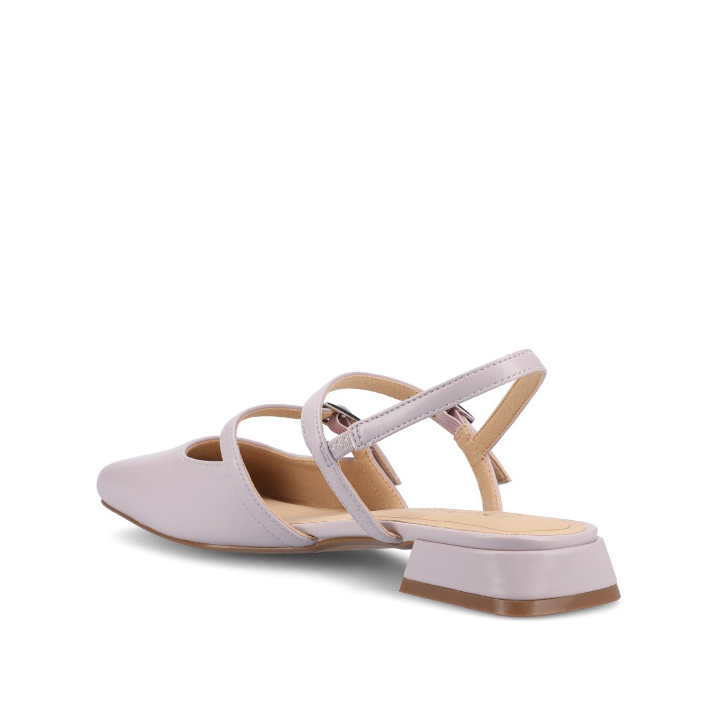 Journee GRETCHENN HEELED FLATS IN VEGAN LEATHER - Lilac PU