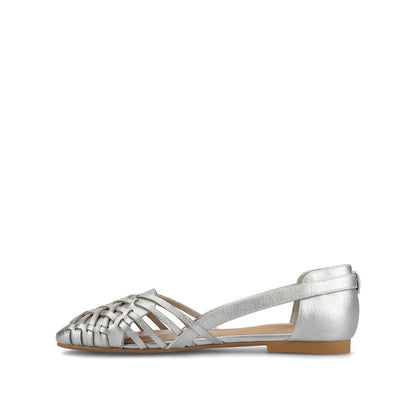 Journee Ekko Flat | Women's Woven Flat