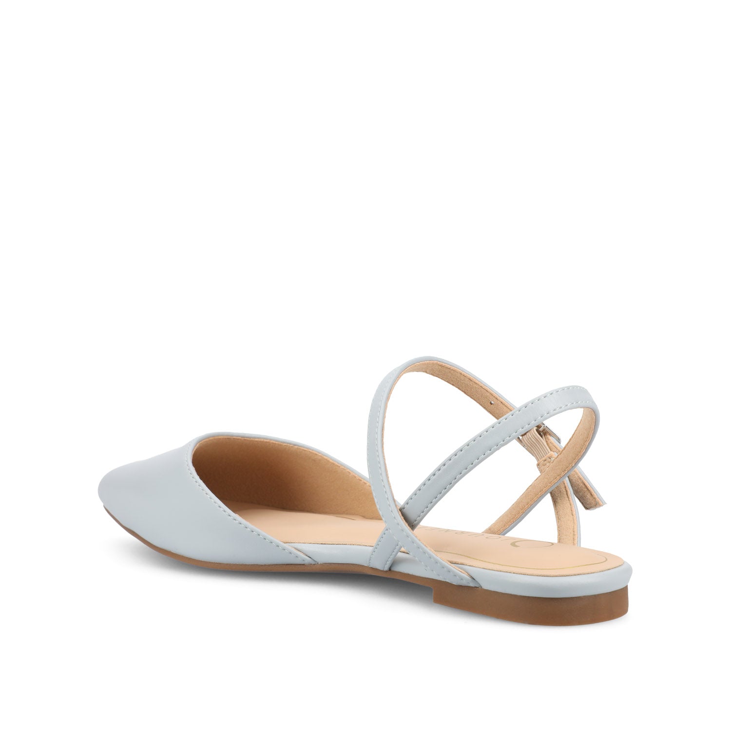Journee MARTINE SLINGBACK FLATS IN VEGAN LEATHER - Blue PU