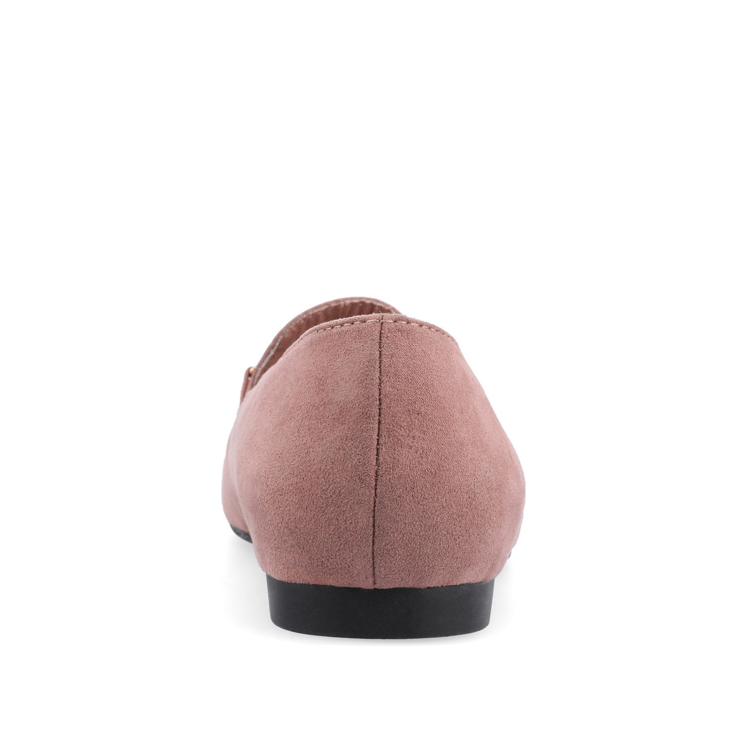 Journee WRENN LOAFER FLATS IN FAUX SUEDE - Rose Faux Suede