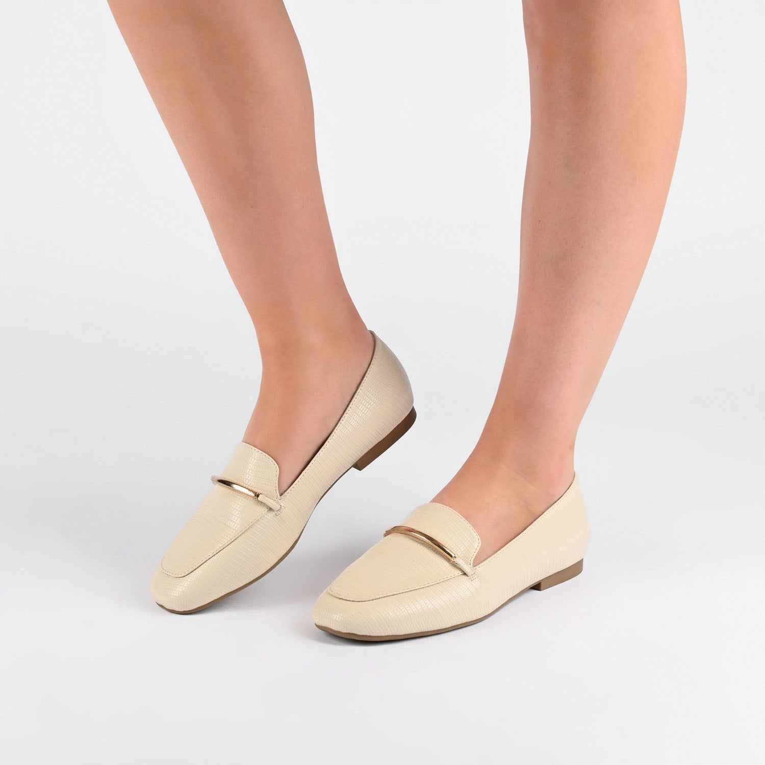 Journee WRENN LOAFER FLATS IN PRINT - Snake