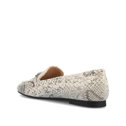 Journee WRENN LOAFER FLATS IN PRINT - Snake