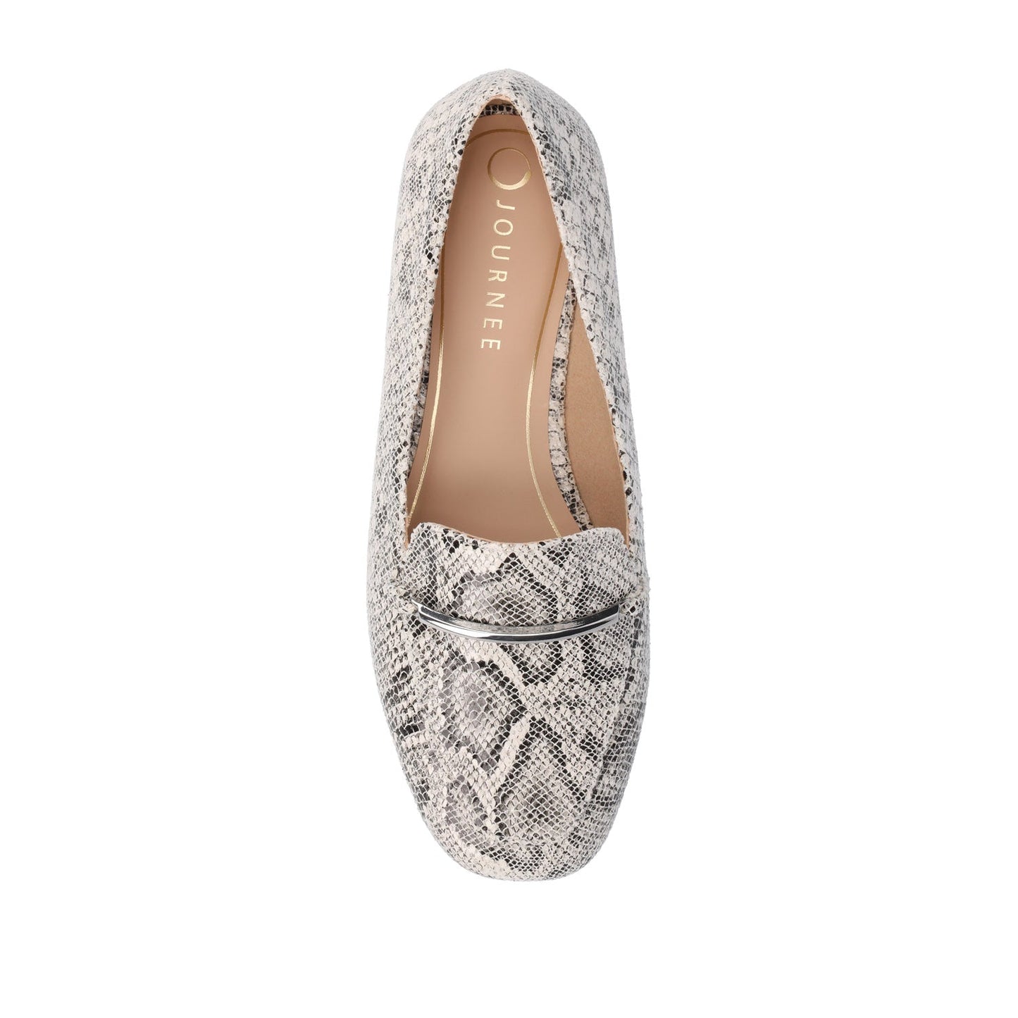 Journee WRENN LOAFER FLATS IN PRINT - Snake