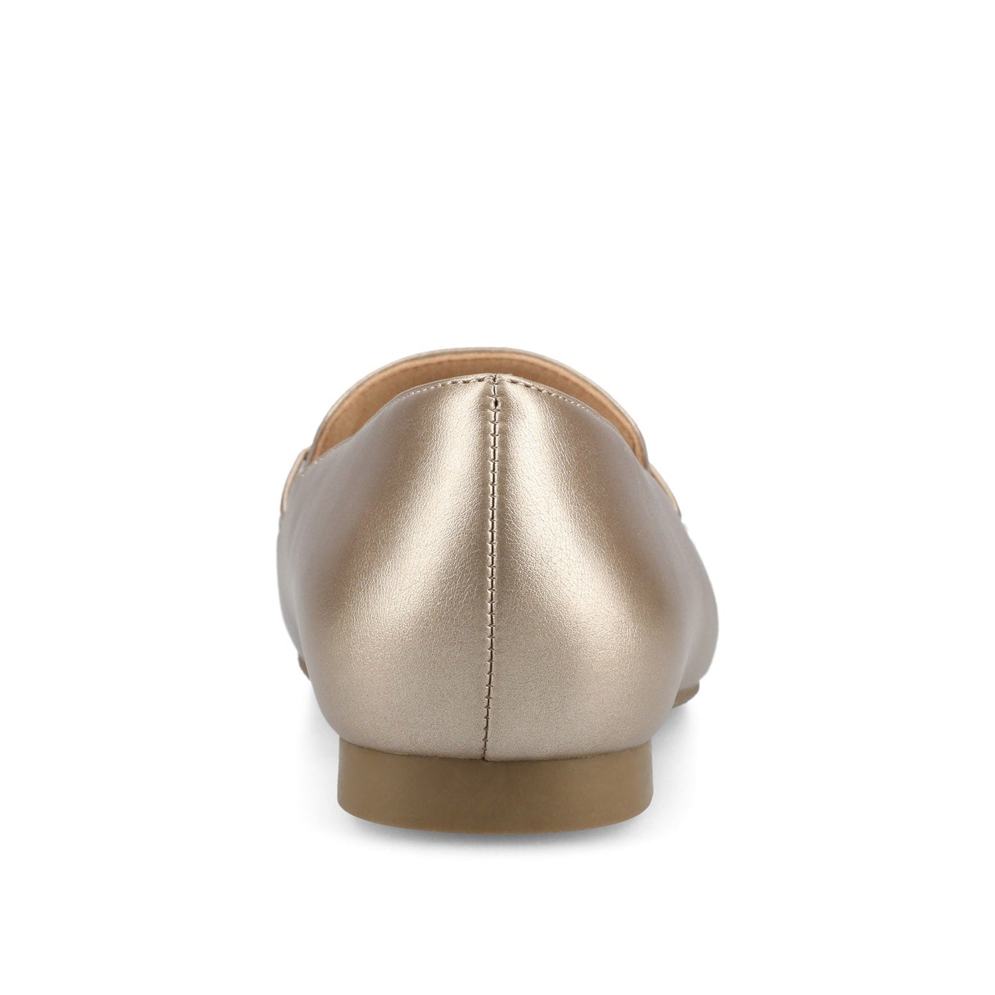 Journee WRENN LOAFER FLATS IN VEGAN LEATHER - Champagne PU