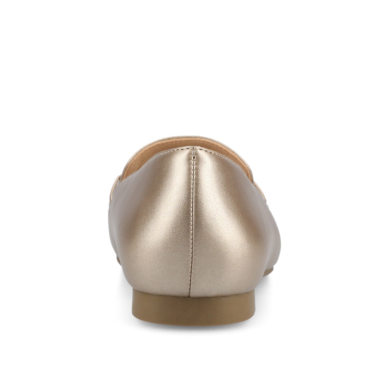 Journee WRENN LOAFER FLATS IN VEGAN LEATHER - Champagne PU