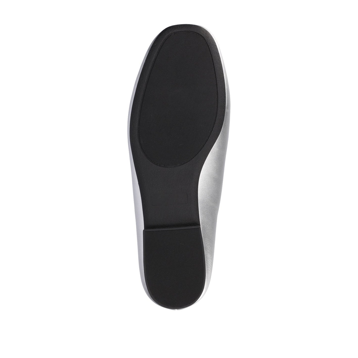Journee WRENN LOAFER FLATS IN VEGAN LEATHER - Silver PU