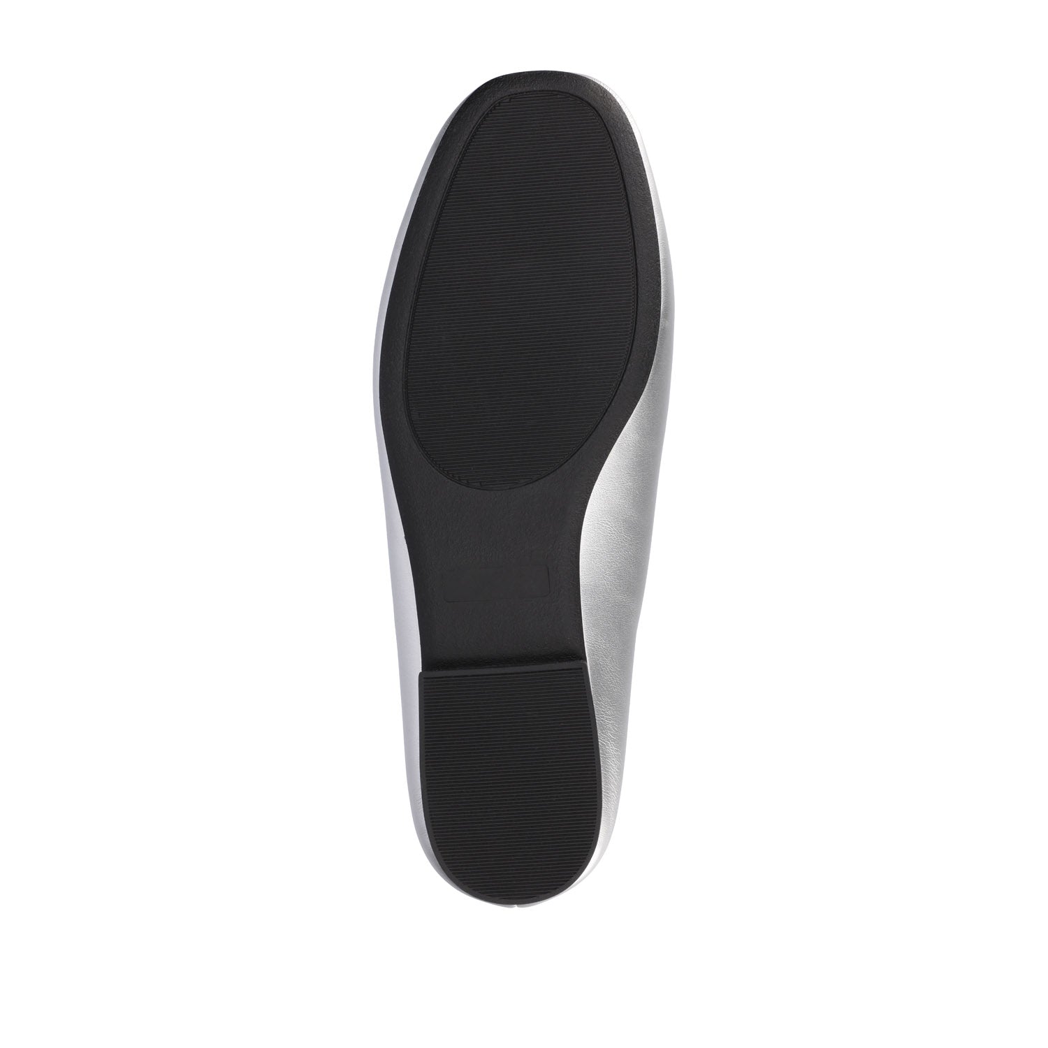 Journee WRENN LOAFER FLATS IN VEGAN LEATHER - Silver PU