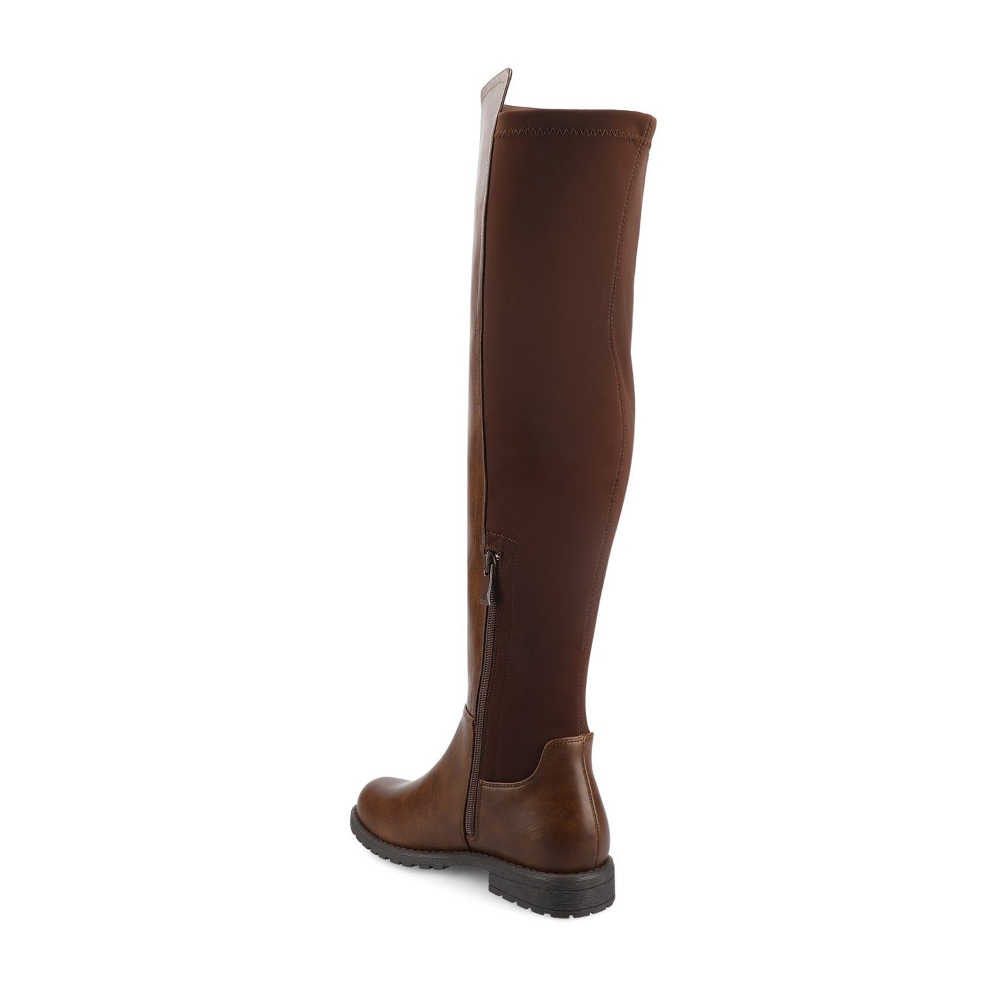 Journee MORRIGAN STRETCH OVER-THE-KNEE BOOTS - Chocolate