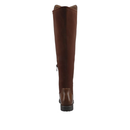 Journee MORRIGAN STRETCH OVER-THE-KNEE BOOTS - Chocolate
