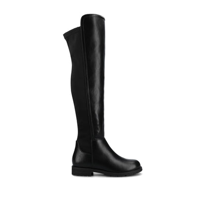 MORRIGAN STRETCH OVER-THE-KNEE BOOTS-Black,6