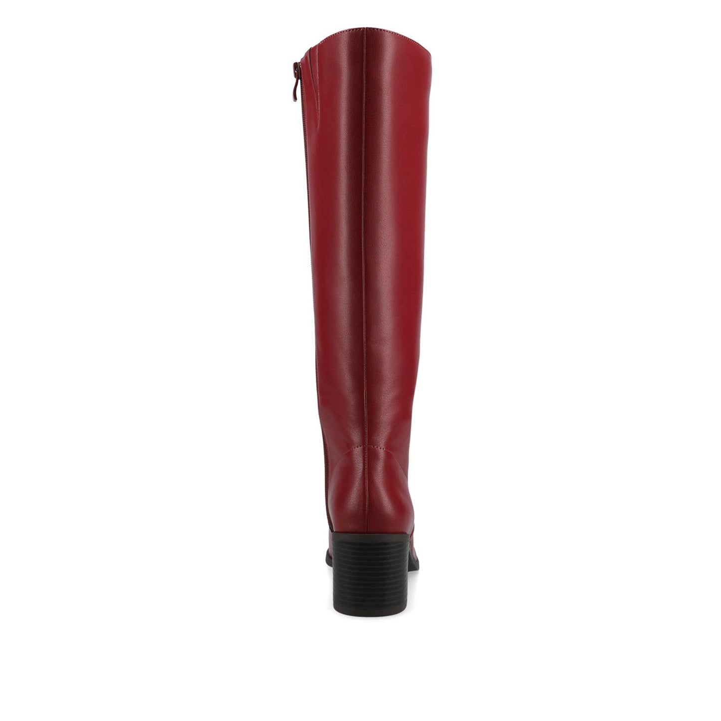 Journee ROMILLY KNEE HIGH BOOTS IN VEGAN LEATHER - Cranberry