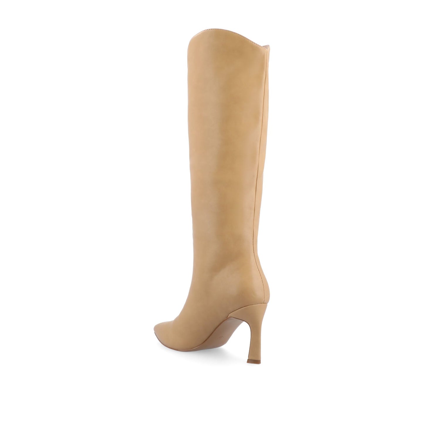 Journee REHELA KNEE HIGH BOOTS IN VEGAN LEATHER - Tan