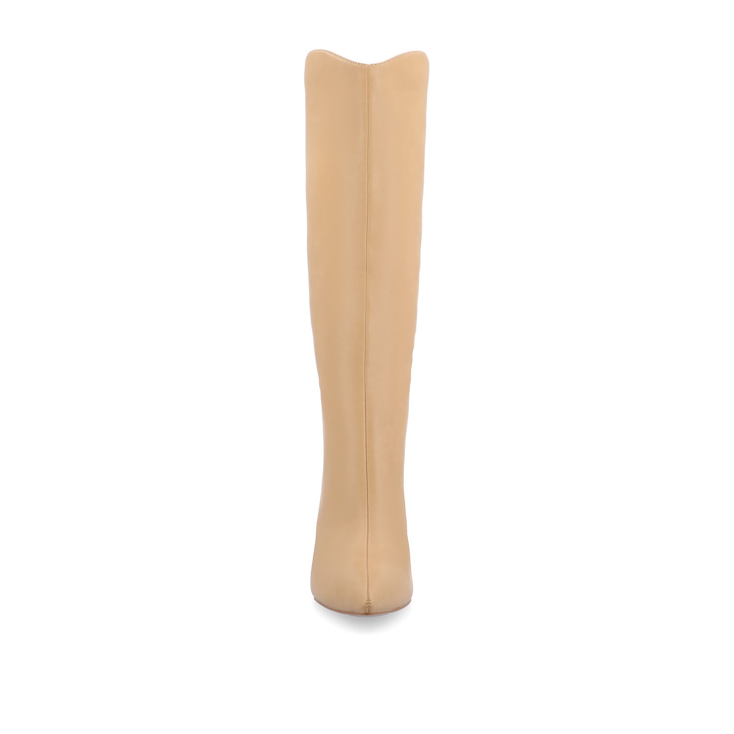 Journee REHELA KNEE HIGH BOOTS IN VEGAN LEATHER - Tan
