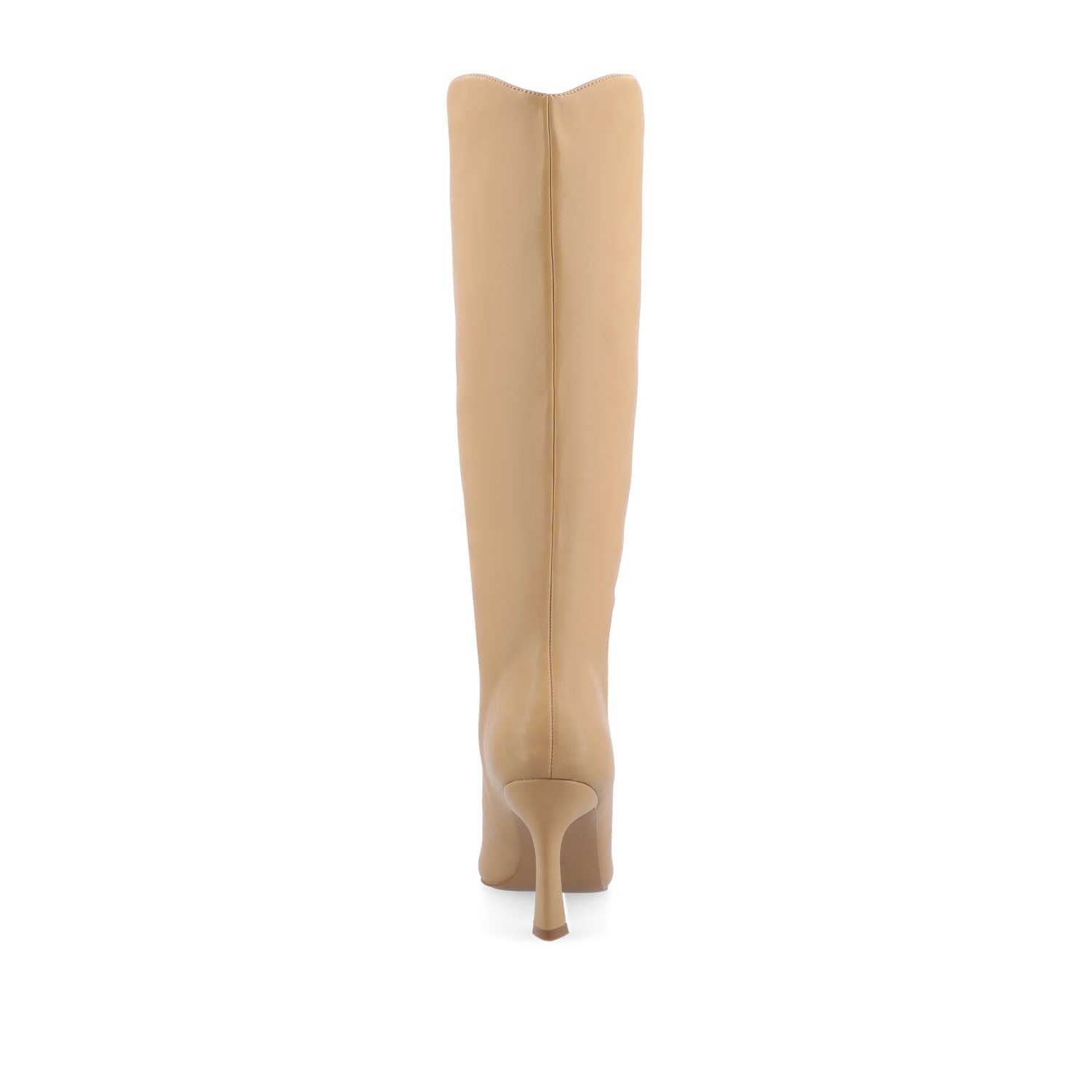 Journee REHELA KNEE HIGH BOOTS IN VEGAN LEATHER - Tan