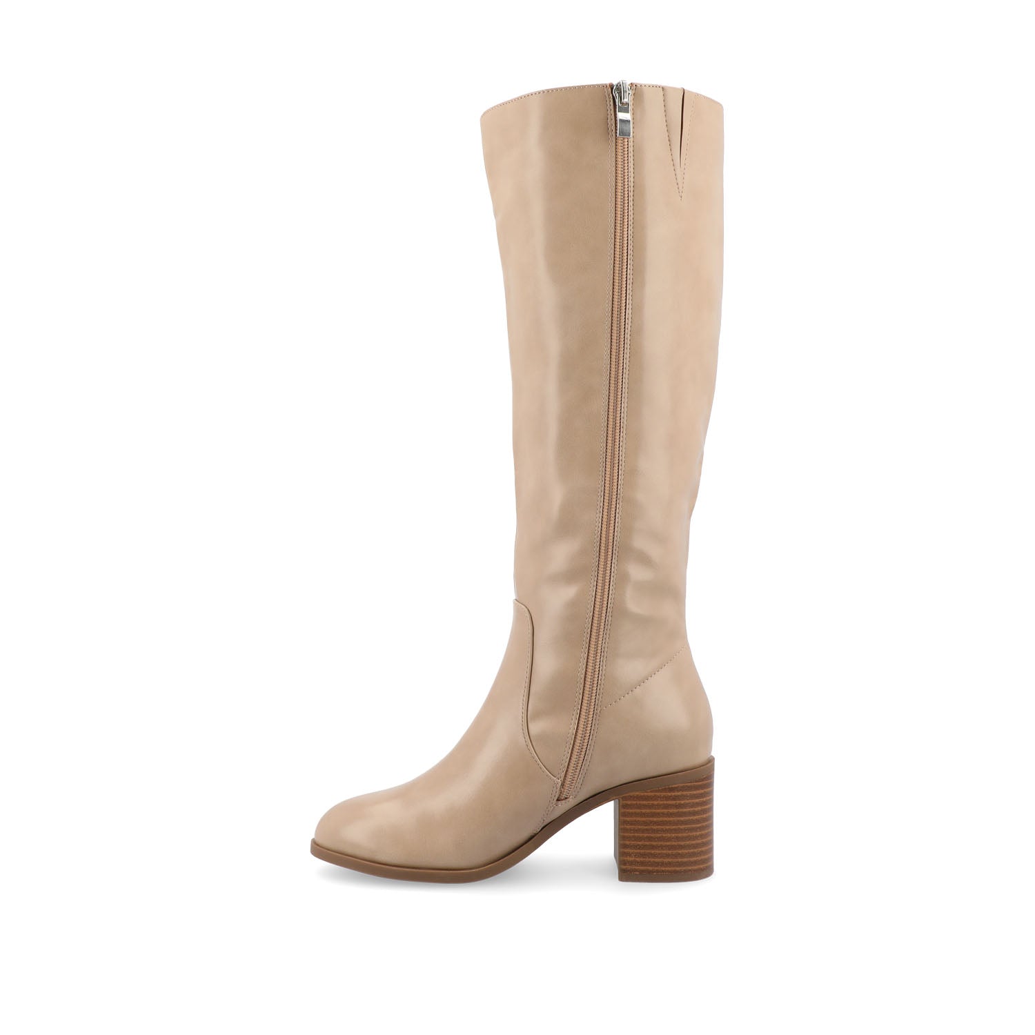 Journee ROMILLY KNEE HIGH BOOTS IN VEGAN LEATHER - Tan